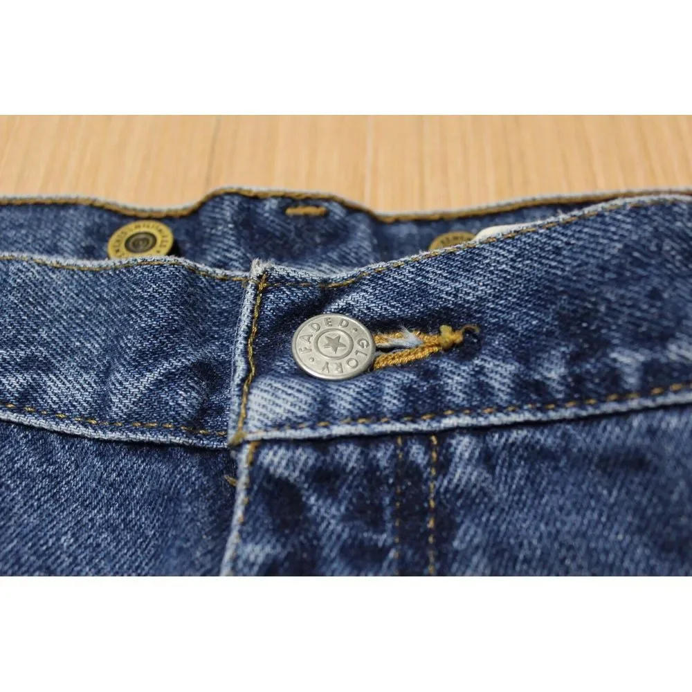 Vintage Faded Glory Men's 48x30 Relaxed Fit Straight Leg Denim Jeans Y2K‎ Baggy